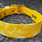 Pre-Made Medium Marbled Painted BioThane Collars
