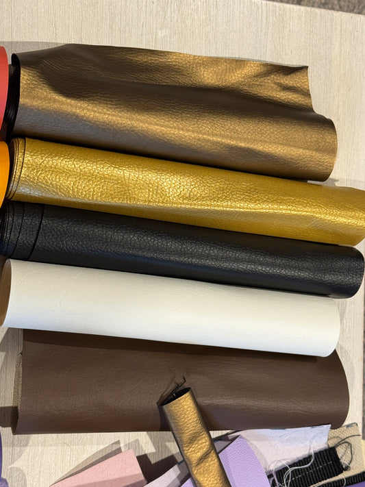 Faux Leather Options for Braided Lead Sets