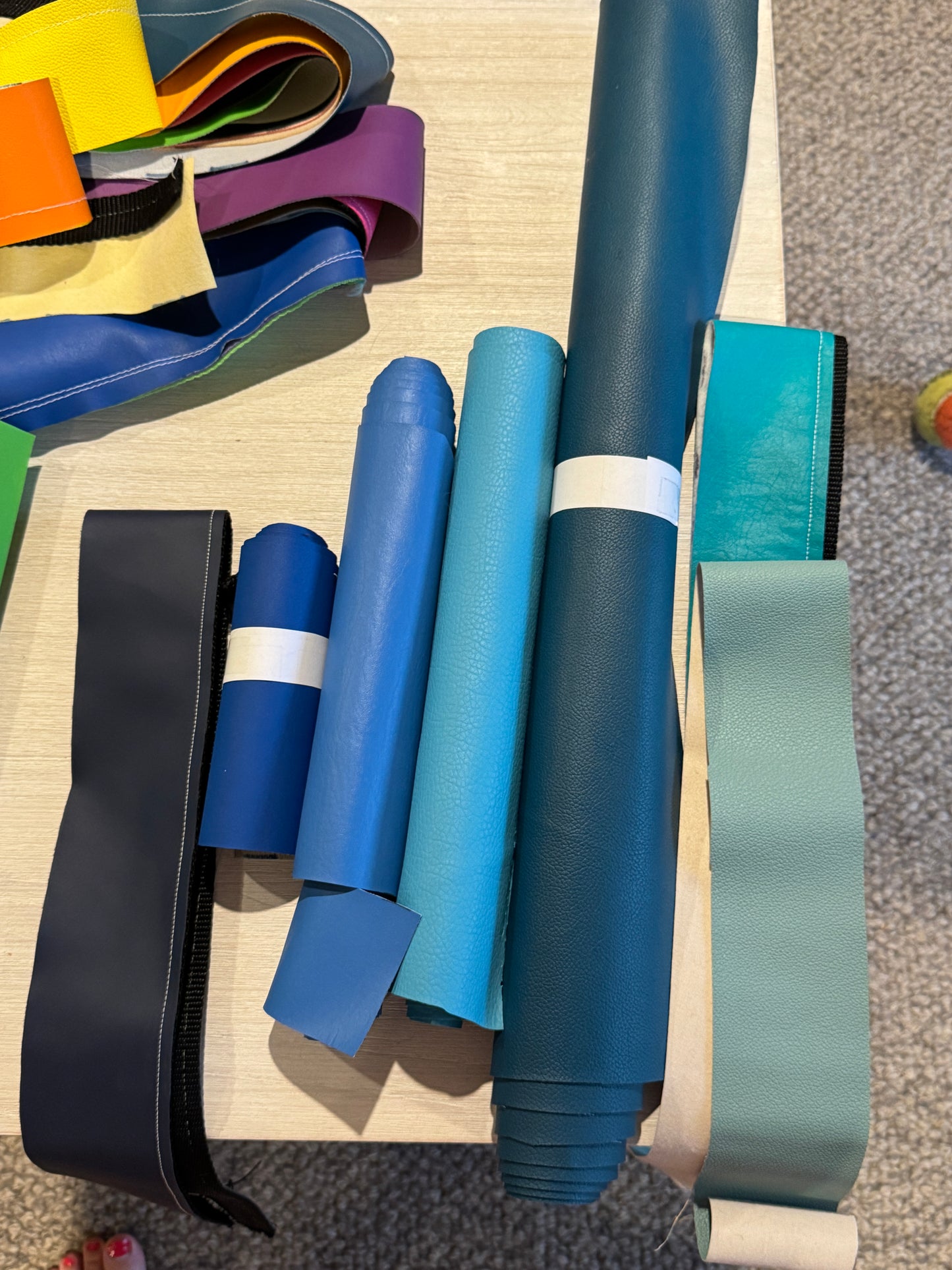 Faux Leather Options for Braided Lead Sets