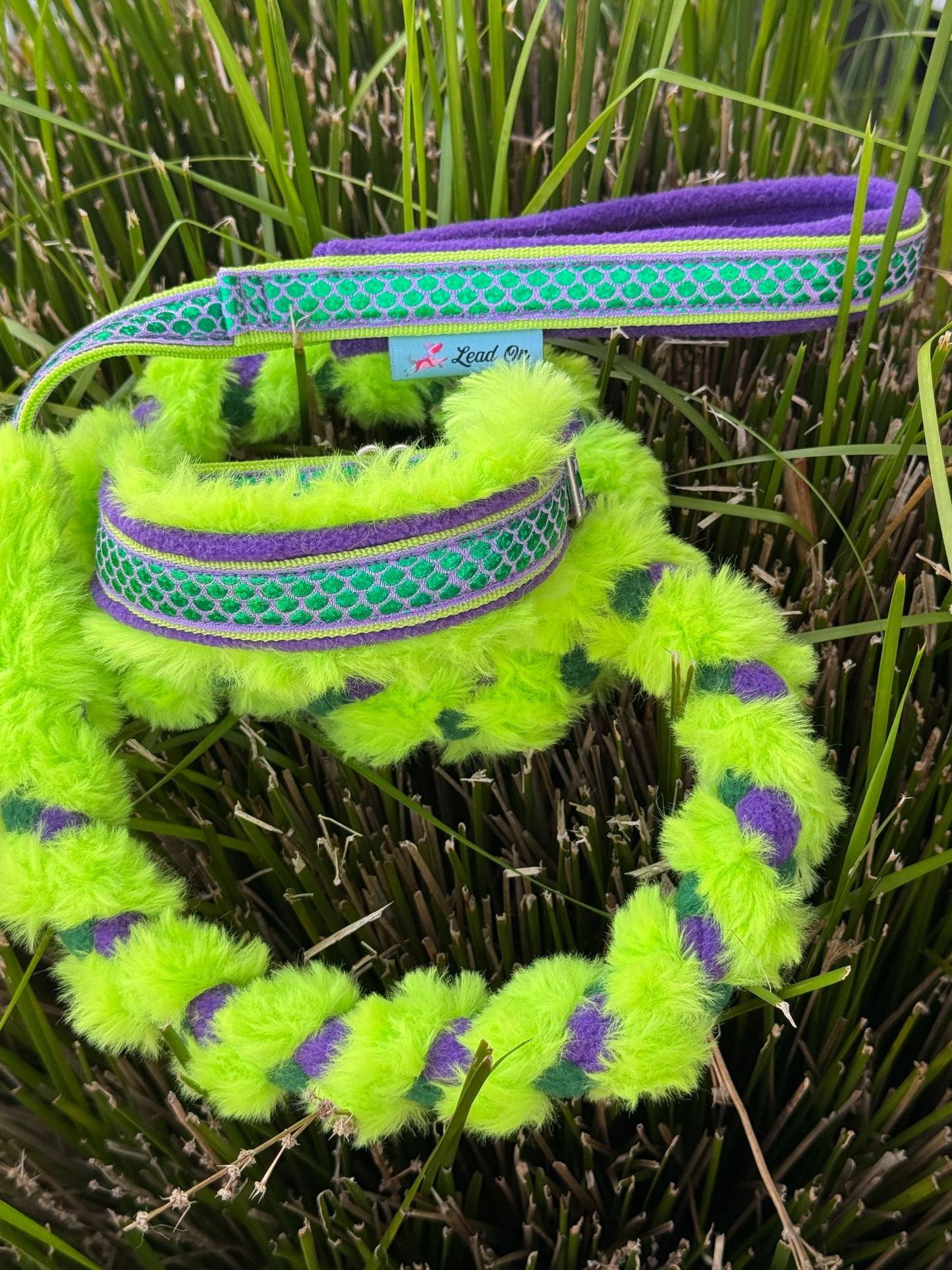 Custom Orders - Fluffy Braided Adjustable Limited Slip Lead Sets -