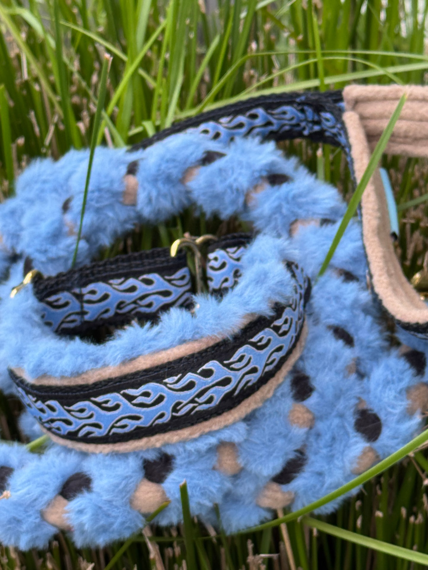 Custom Orders - Fluffy Braided Adjustable Limited Slip Lead Sets -