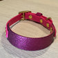 Sparkly Glitter Painted BioThane Collars