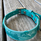 Pre-Made Small Marbled Painted BioThane Collar