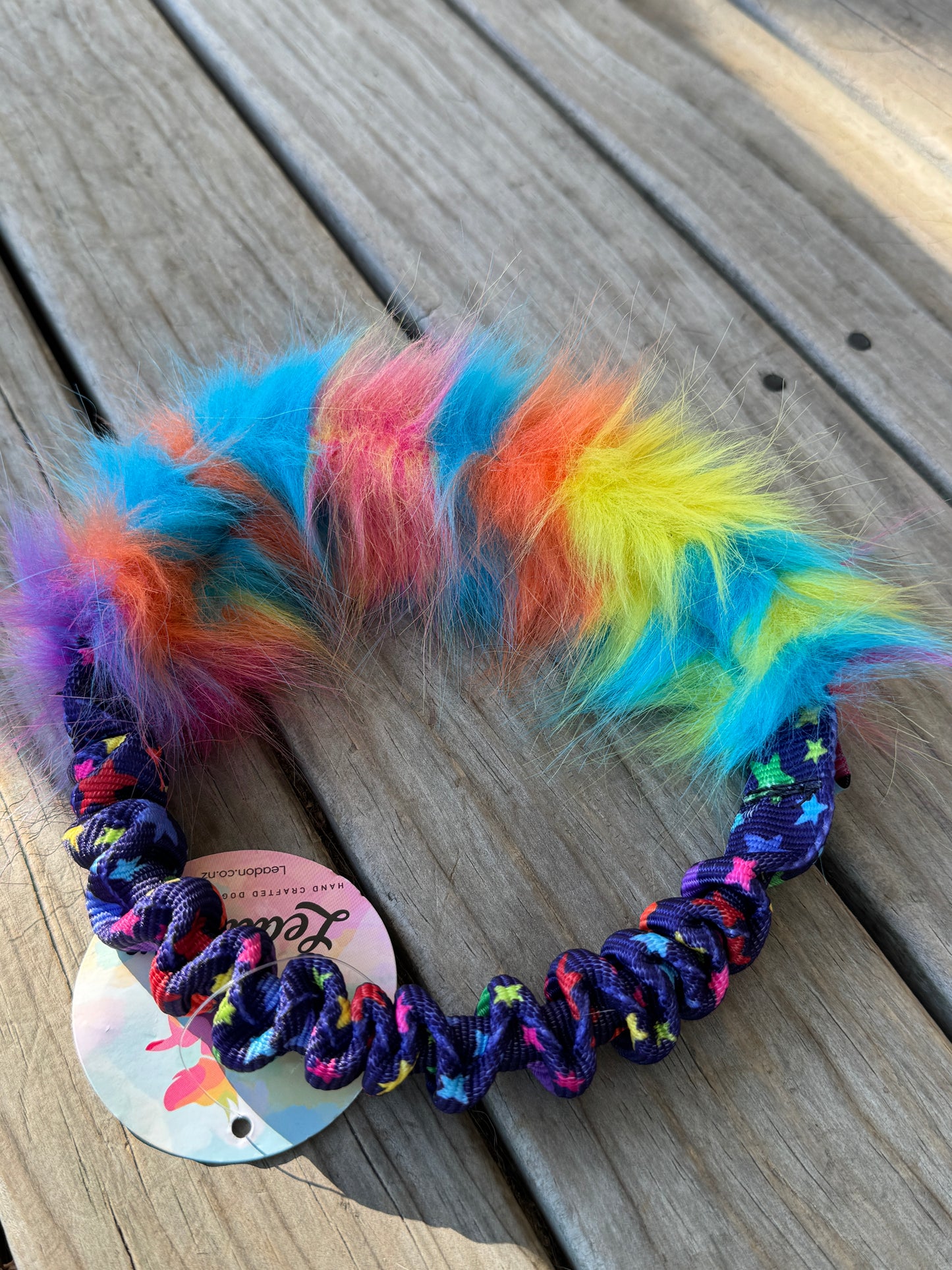 Faux Fur Bungee Ring Tugs
