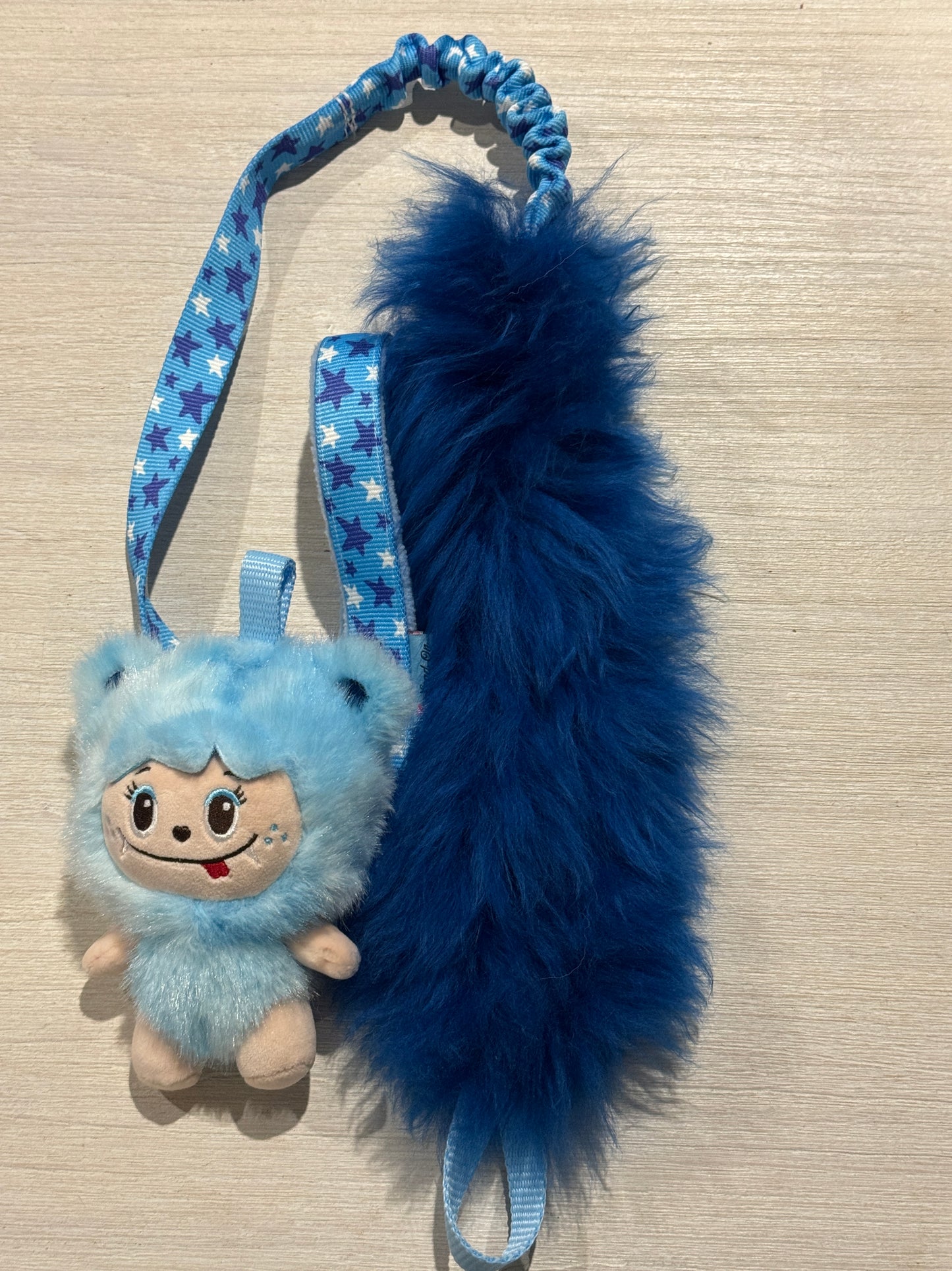 Plush Squeaky Toy - with Sheepy and long bungee handle tug