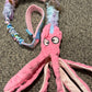 Plush Octopus with braided possum/plush & Bungee handle