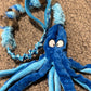 Plush Octopus with braided possum/plush & Bungee handle