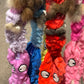 Plush Octopus with braided possum/plush & Bungee handle