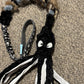 Plush Octopus with braided possum/plush & Bungee handle