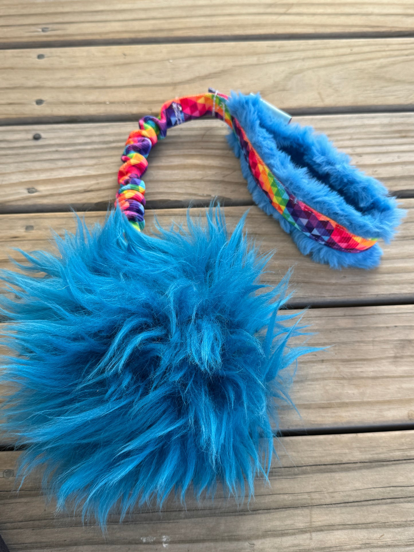 Squeaky Sheepy Puff Bungee Tugs