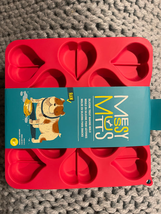 Messy Mutts 2 Pack Silicone Bake & Freeze Treat Maker