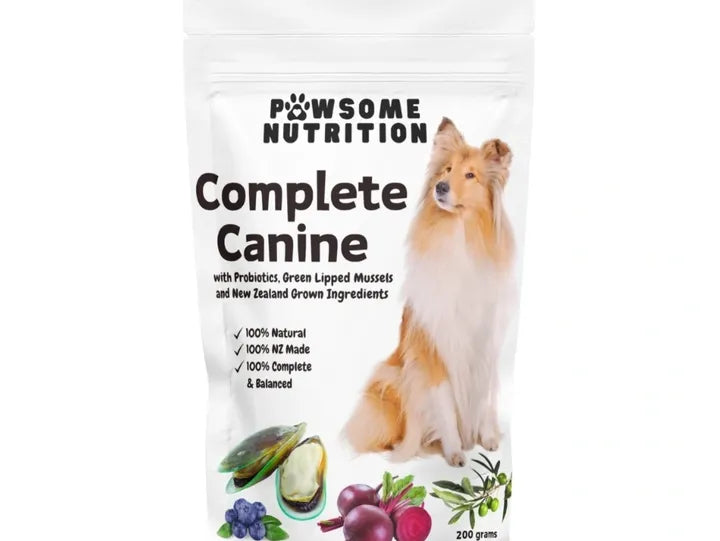 Pawsome Nutrition Complete Canine 200g – Dog Supplement NZ