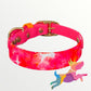 Pre-Made Medium Marbled Painted BioThane Collars